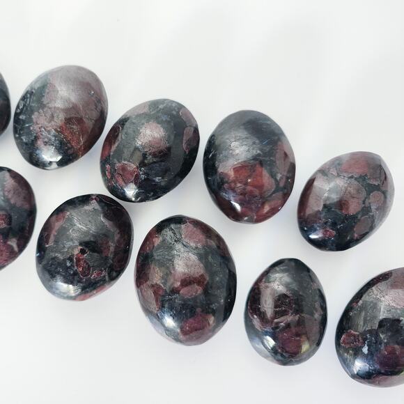 YOU PICK Fireworks Garnet Palm Stone Healing Crystals - Picture 3 of 10